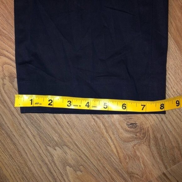 HART SCHAFFNER MARX- MENS BLUE 98% COTTON FLAT FRONT DRESS PANTS SIZE 38X30 - Picture 6 of 6